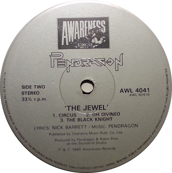 Pendragon - The Jewel | Awareness Records (AWL 4041) - 4