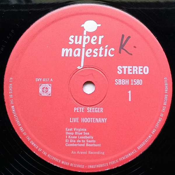 Pete Seeger - Songs Of The USA (Live Hootenany) | Super Majestic (BBH 1.580) - 3 Pete Seeger - Songs Of The USA (Live Hootenany) | Super Majestic (BBH 1.580) - 3