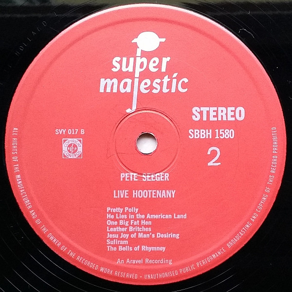 Pete Seeger - Songs Of The USA (Live Hootenany) | Super Majestic (BBH 1.580) - 4 Pete Seeger - Songs Of The USA (Live Hootenany) | Super Majestic (BBH 1.580) - 4