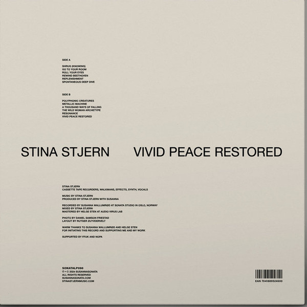Stina Stjern - Vivid Peace Restored | SusannaSonata (SONATA090) - 2