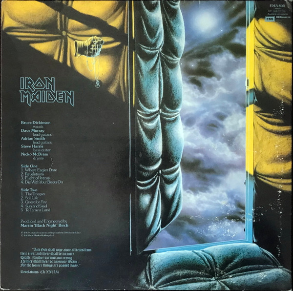 Iron Maiden - Piece Of Mind | EMI (EMA 800) - 3