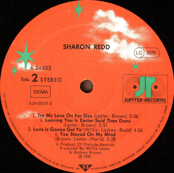 Sharon Redd - Sharon Redd | Jupiter Records (6.24653) - 4