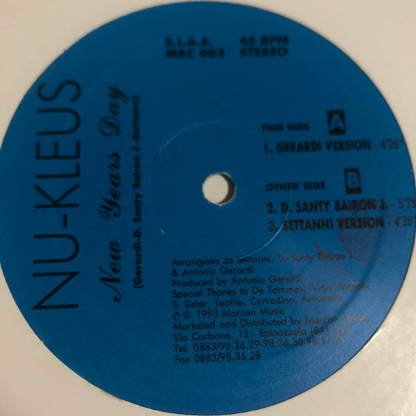 Nu-Kleus - New Year's Day | Marcon Music (MRC 003)