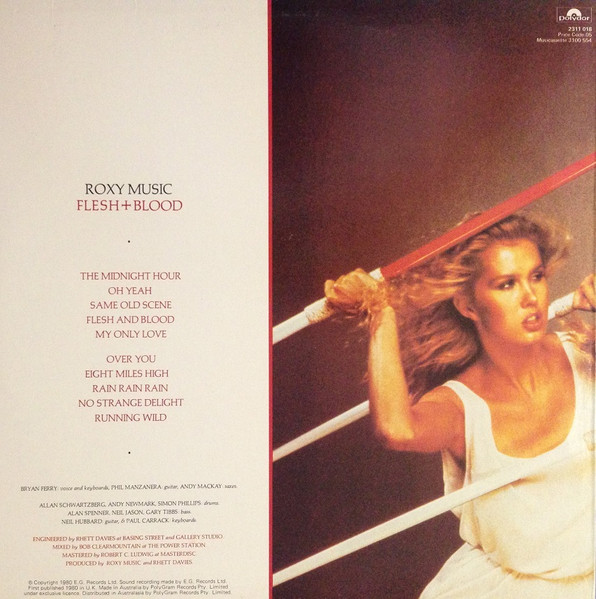 Roxy Music - Flesh + Blood | EG (2311 018) - 2 Roxy Music - Flesh + Blood | EG (2311 018) - 2