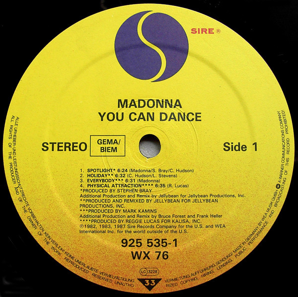 Madonna - You Can Dance | Sire (WX 76) - 3