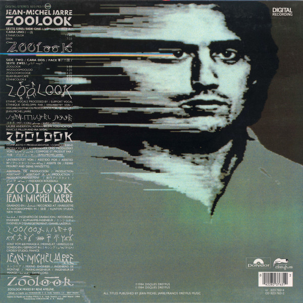 Jean-Michel Jarre - Zoolook | Polydor (823 763-1) - 2