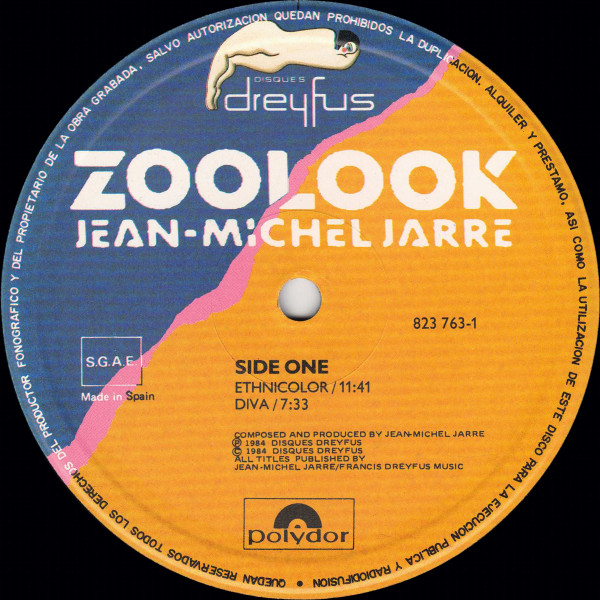Jean-Michel Jarre - Zoolook | Polydor (823 763-1) - 3