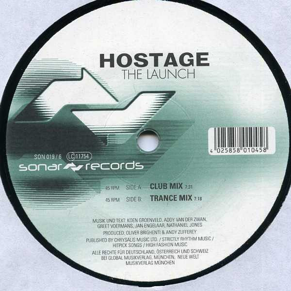 Hostage - The Launch | Sonar Records (SON 019/6) - main