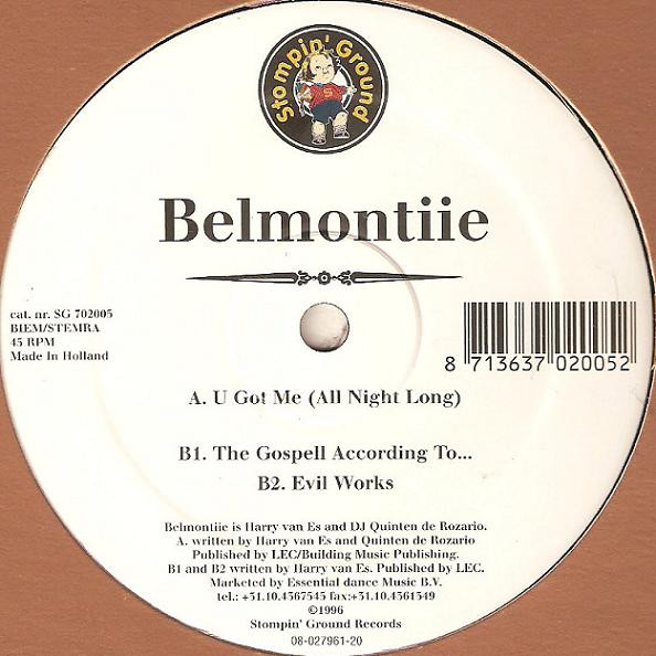 Belmontiie Project - U Got Me (All Night Long) | Stompin' Ground Records (SG 702005)