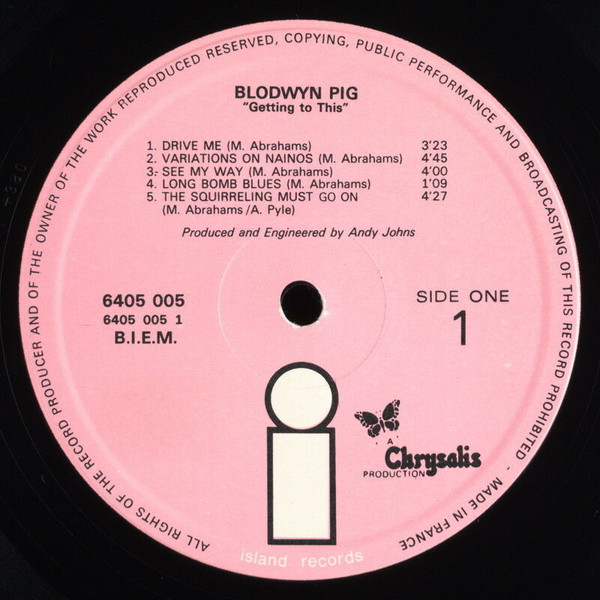 Blodwyn Pig - Getting To This | Chrysalis (6405 005) - 3