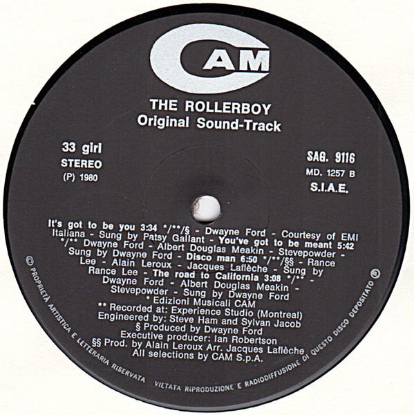 Steve Powder - The Rollerboy | CAM (SAG 9116) - 3