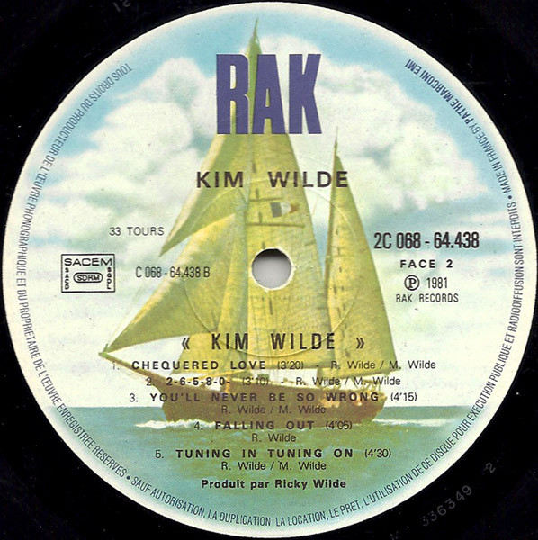 Kim Wilde - Kim Wilde | RAK (2C 068-64438) - 4