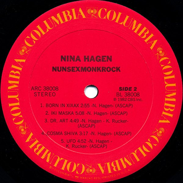 Nina Hagen - Nunsexmonkrock | Columbia (ARC 38008) - 4
