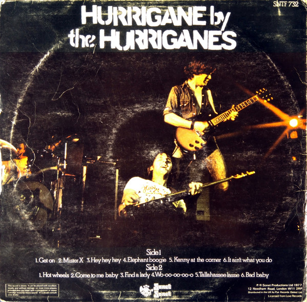 Hurriganes - Hurrigane By The Hurriganes | Sonet (SNTF732) - 2 Hurriganes - Hurrigane By The Hurriganes | Sonet (SNTF732) - 2
