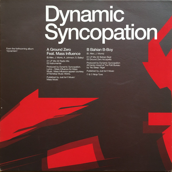Dynamic Syncopation - Ground Zero | Ninja Tune (ZEN 1282)