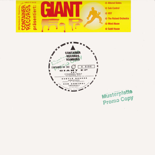 Various - Giant EP | Container Records Hamburg (CR 04) Various - Giant EP | Container Records Hamburg (CR 04)