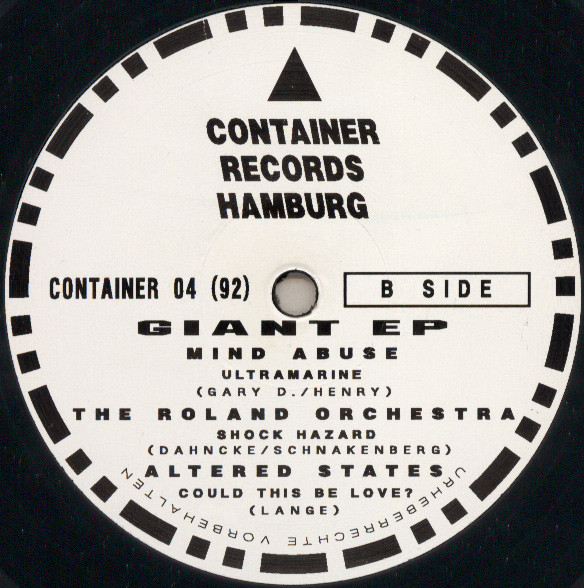 Various - Giant EP | Container Records Hamburg (CR 04) - 3 Various - Giant EP | Container Records Hamburg (CR 04) - 3
