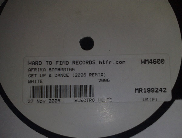 Afrika Bambaataa - Get Up & Dance (2006 Remix) | Not On Label (DGT 004)