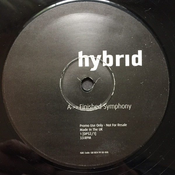 Hybrid - Finished Symphony | Distinct'ive Records (DP52/1) - 3