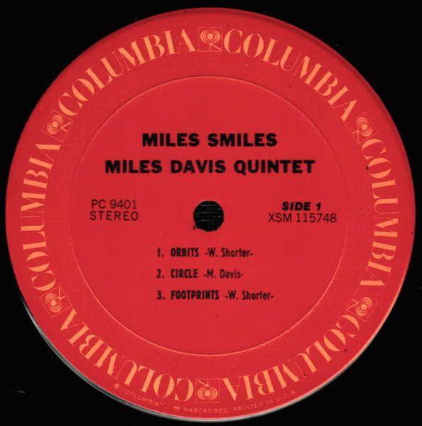 The Miles Davis Quintet - Miles Smiles | Columbia (PC 9401) - 3