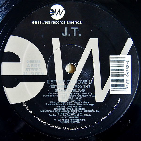 J.T. - Let Me Groove U | EastWest Records America (7567-96258-0) - main J.T. - Let Me Groove U | EastWest Records America (7567-96258-0) - main