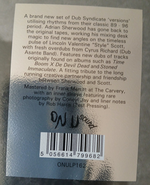 Dub Syndicate - Obscured By Version | On-U Sound (ONULP162) - 3 Dub Syndicate - Obscured By Version | On-U Sound (ONULP162) - 3