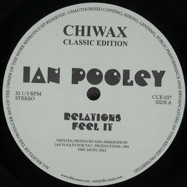 Ian Pooley - Relations | Chiwax Classic Edition (CCE 037)