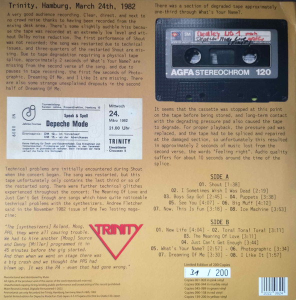 Depeche Mode - See You In Germany | Not On Label (Depeche Mode) (none) - 2