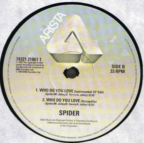 Spider - Who Do You Love | Arista (74321 21861-1) - 4 Spider - Who Do You Love | Arista (74321 21861-1) - 4