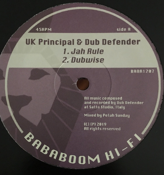 UK Principal / Ramon Judah - Jah Rule / Babylon Judgement Fire | Bababoom Hi Fi (BABA1207)