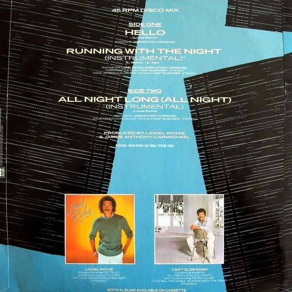Lionel Richie - Hello | Motown (TMGT 1330) - 2 Lionel Richie - Hello | Motown (TMGT 1330) - 2