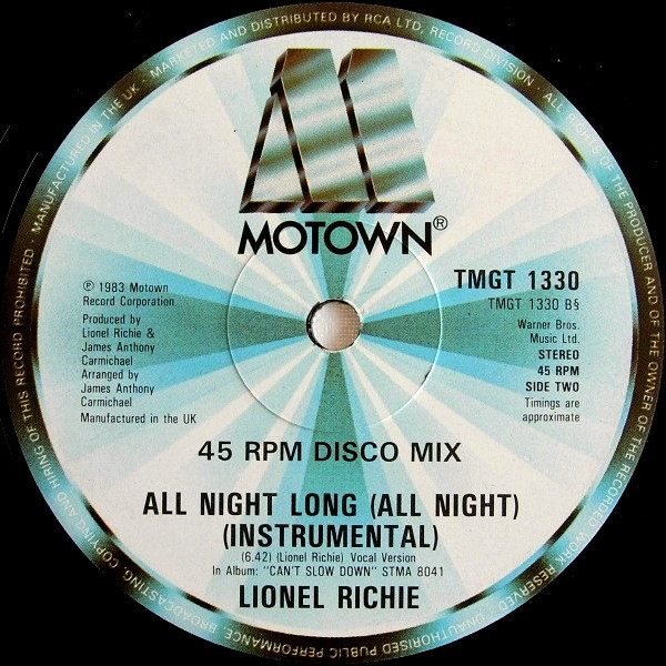 Lionel Richie - Hello | Motown (TMGT 1330) - 4 Lionel Richie - Hello | Motown (TMGT 1330) - 4