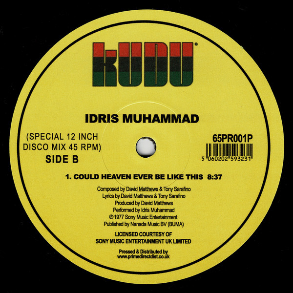 Idris Muhammad - Could Heaven Ever Be Like This | Kudu (65PR001P) - 2