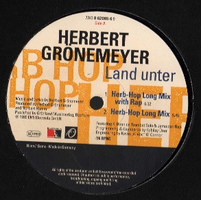 Herbert Grönemeyer - Land Unter | EMI Electrola (7243 8 62085 6 9)