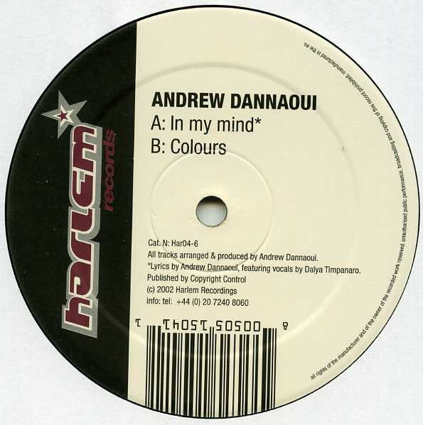 Andrew Dannaoui - In My Mind | Harlem Records (Har04-6) - 2