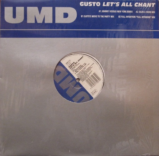 Gusto - Let's All Chant | Underground Music Department (UMD) (UMD 315) Gusto - Let's All Chant | Underground Music Department (UMD) (UMD 315)