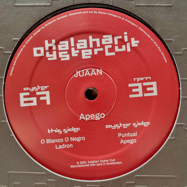 Juaan - Apego | Kalahari Oyster Cult (OYSTER67)