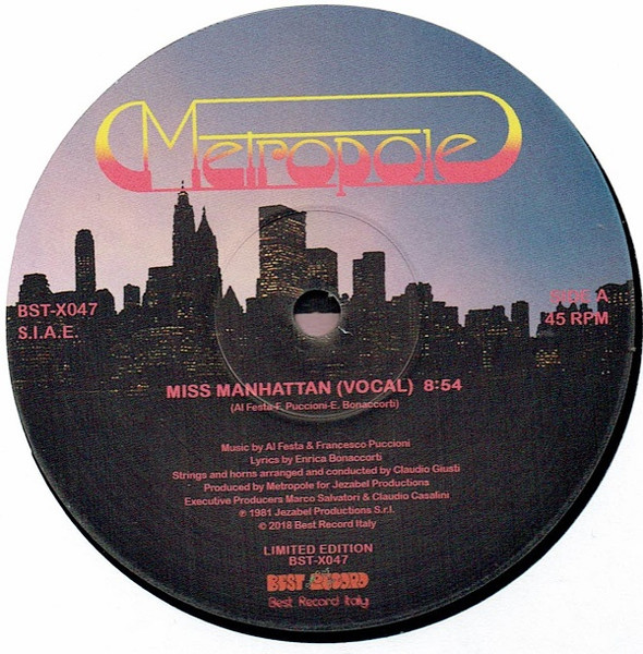 Metropole - Miss Manhattan | Best Record Italy (BST-X047) - 4