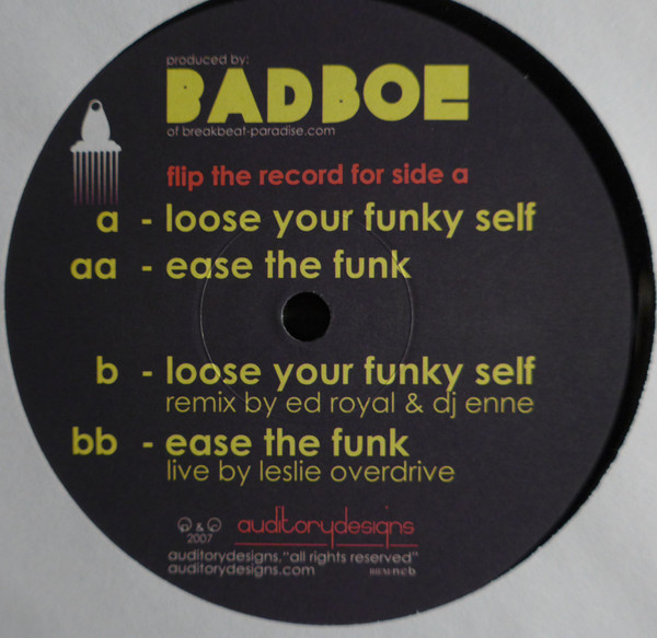 Badboe - Loose Your Funky Self | Auditorydesigns (AD006EP) - 3