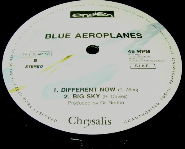 The Blue Aeroplanes - Jacket Hangs | Ensign (14 3234556)