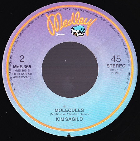 Kim Sagild - Drømmer / Molecules | Medley Records (MDS 365) - 3