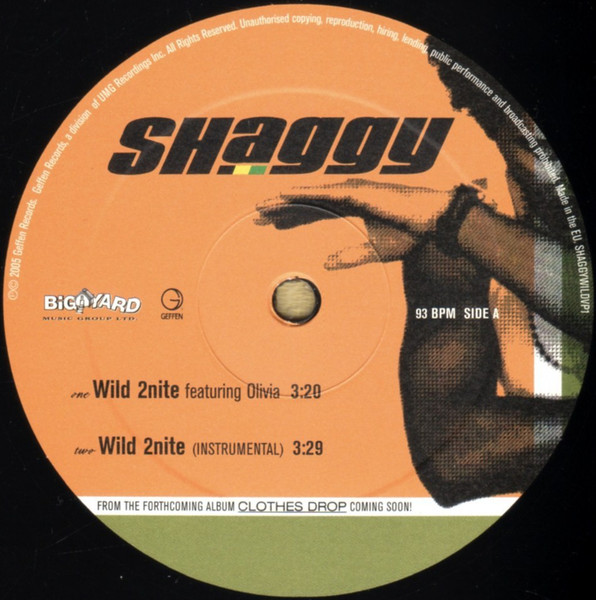 Shaggy Featuring Olivia - Wild 2nite | Geffen Records (SHAGGYWILDVP1) - 3