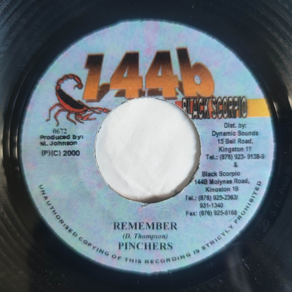 Pinchers - Remember | 144b Black Scorpio (0672)