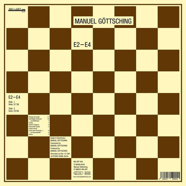 Manuel Göttsching - E2–E4 | MG.ART (MG.ART 904)