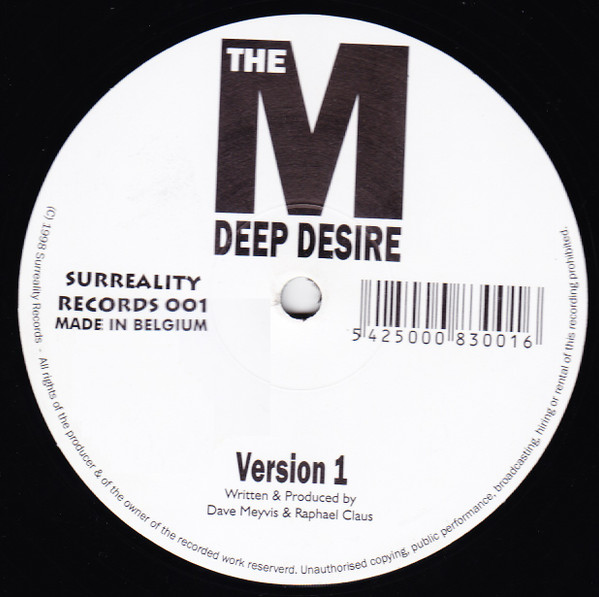 The M - Deep Desire | Surreality Records (SR 001)