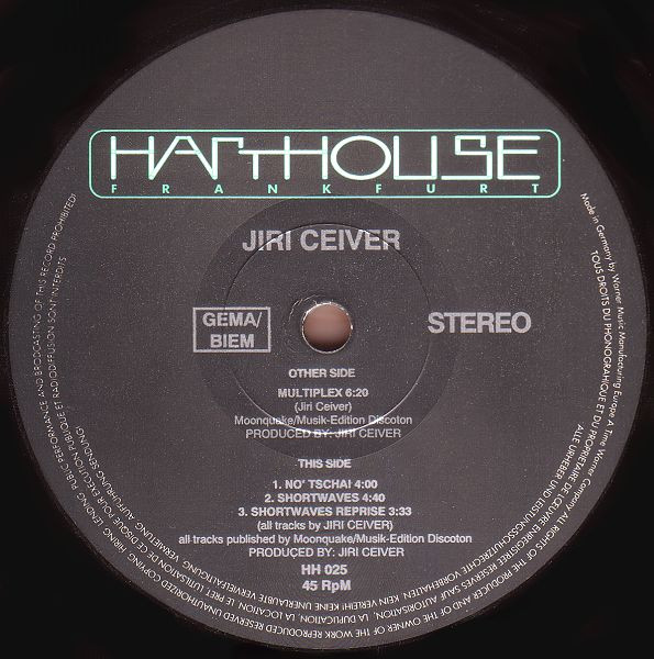 Jiri.Ceiver - Multiplex | Harthouse (HH 025)