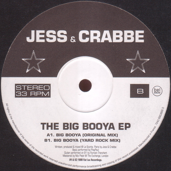 Jess & Crabbe - The Big Booya EP | Fiat Lux (FL013) - 4