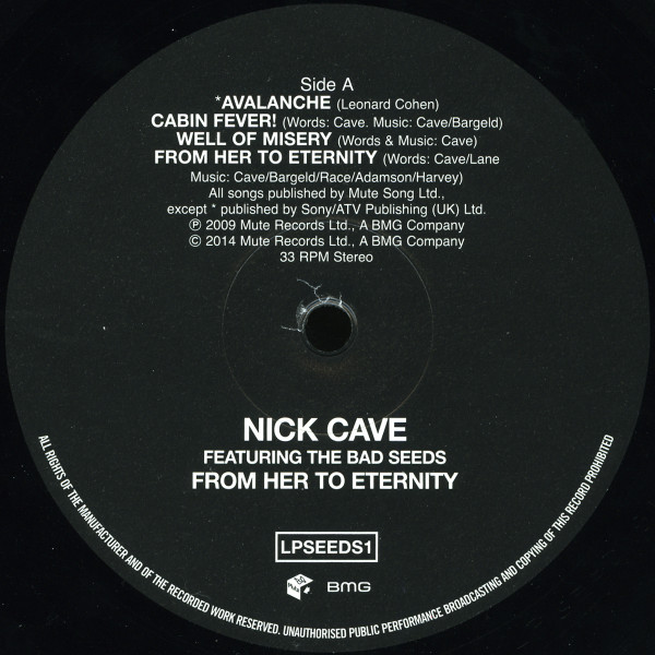 Nick Cave & The Bad Seeds - From Her To Eternity | Mute (LPSEEDS1)