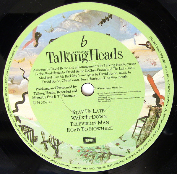 Talking Heads - Little Creatures | EMI (TAH 2) - 6 Talking Heads - Little Creatures | EMI (TAH 2) - 6