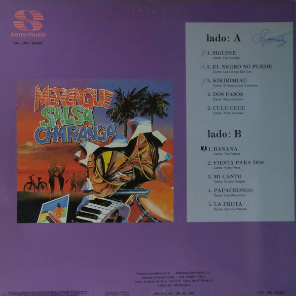 Various - Merengue - Salsa - Charanga | Sono Music (SM 20.019) - 2 Various - Merengue - Salsa - Charanga | Sono Music (SM 20.019) - 2